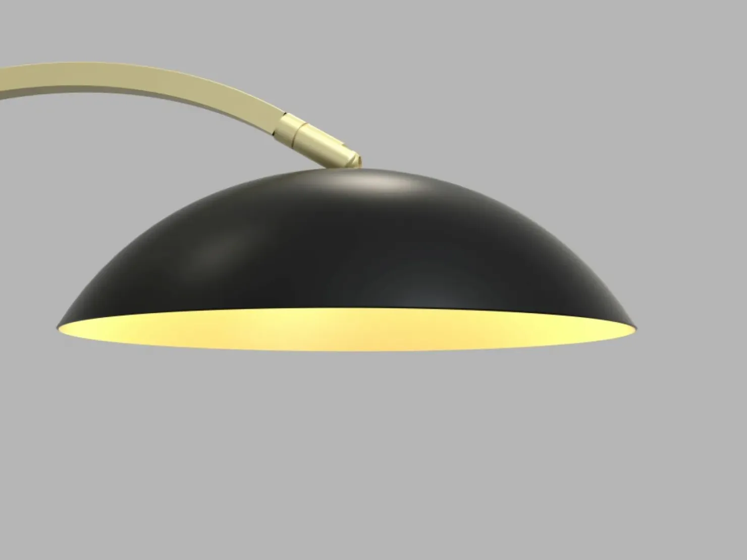 Designerska, czarno-złota lampka do biura WF 8001-104 ROSSKOFF | Kaja*Sklep Kaja Hot