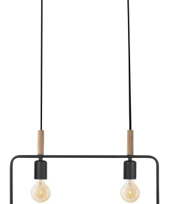 Shop Sklep Kaja Designerska, dekoracyjna lampa wisząca 32-73518 z serii FRAME | Kaja czarny