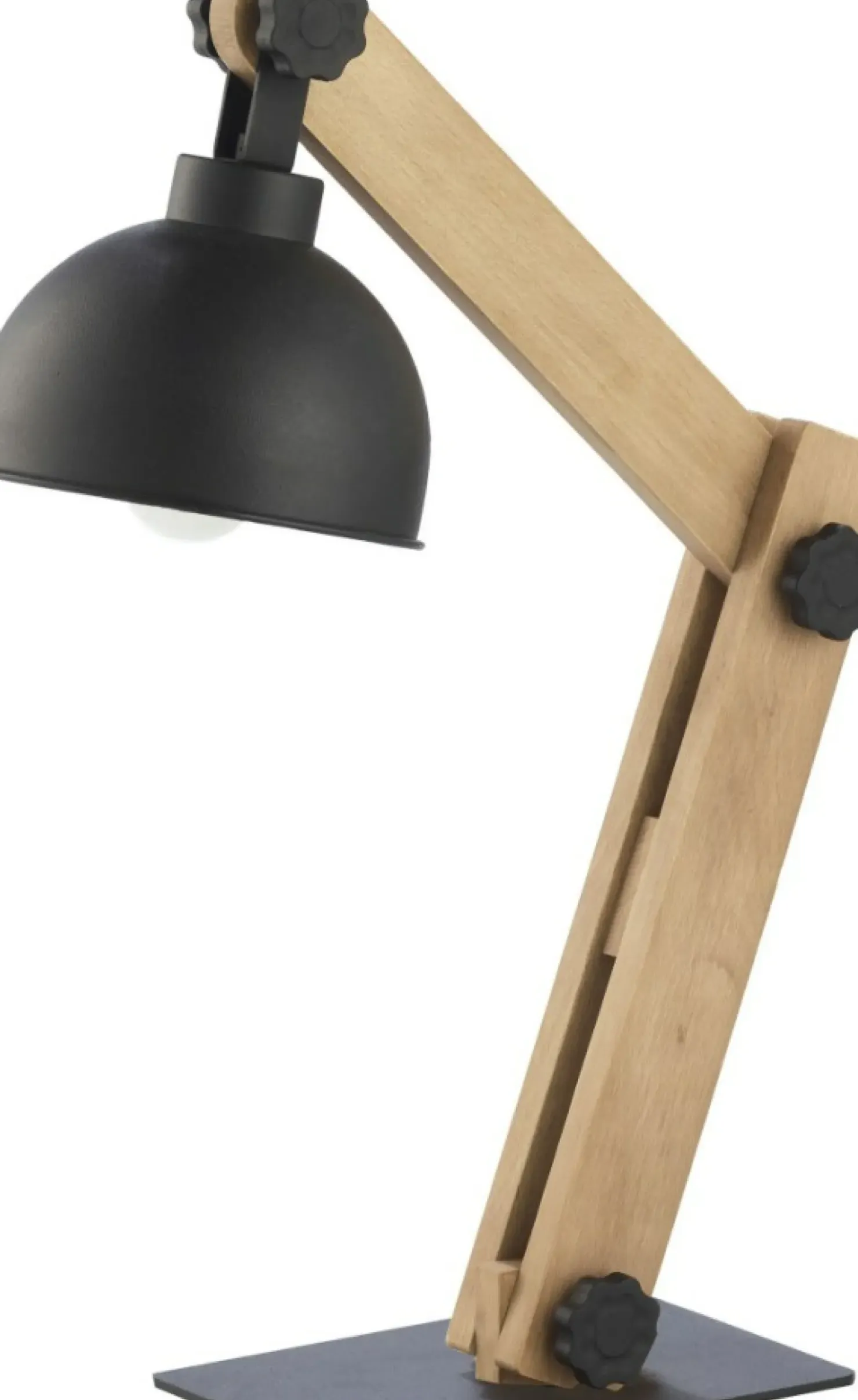 Designerska, drewniana lampa biurkowa TK 5021 OSLO | Kaja Oświetlenie*Sklep Kaja Cheap