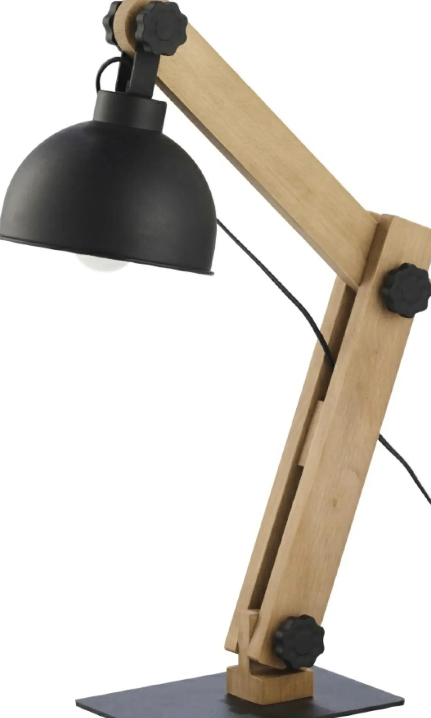 Designerska, drewniana lampa biurkowa TK 5021 OSLO | Kaja Oświetlenie*Sklep Kaja Cheap
