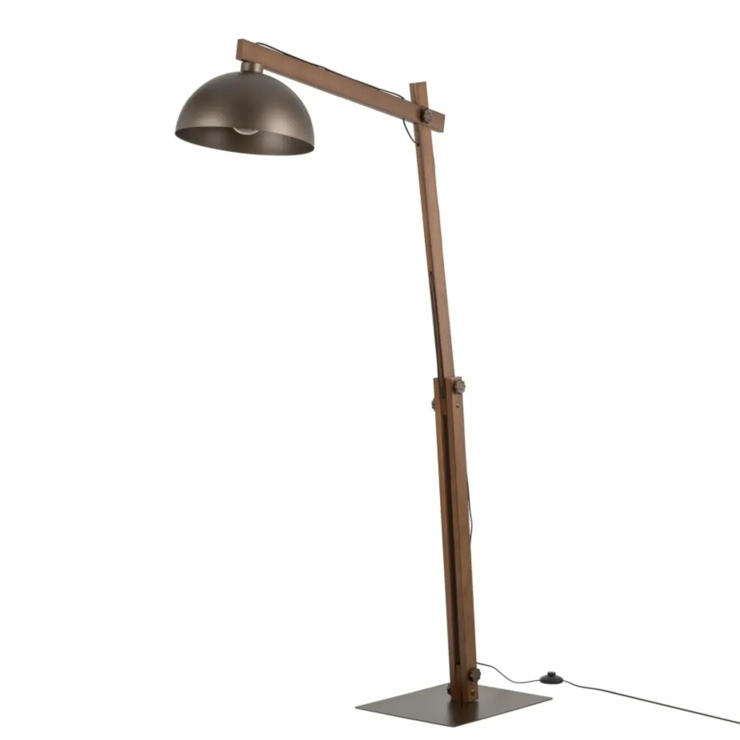 Designerska, drewniana lampa podłogowa TK 6319 OSLO | Kaja Oświetlenie*Sklep Kaja Discount