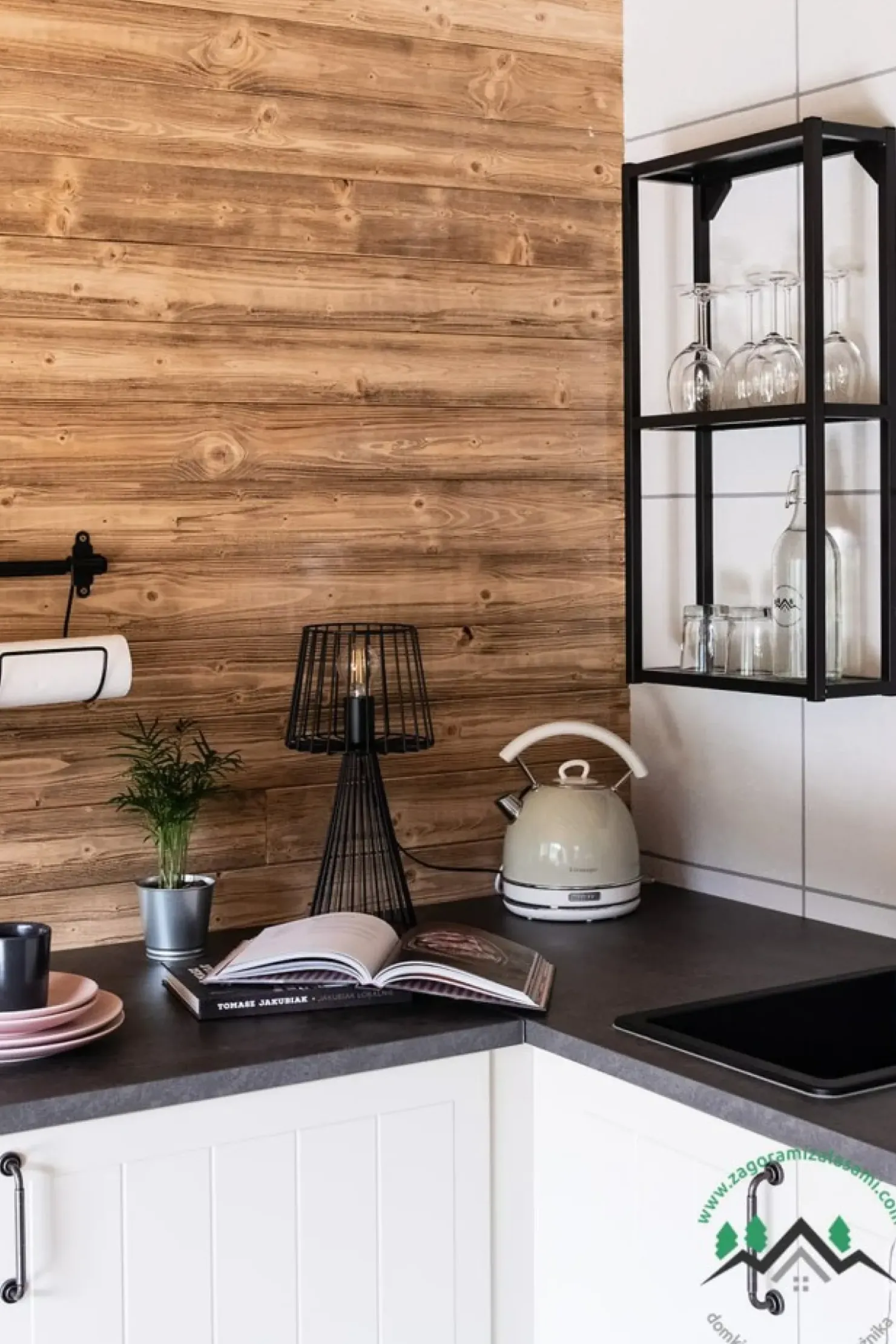 Designerska, druciana lampka stołowa K-4642 SOUL BLACK | Kaja*Sklep Kaja Store