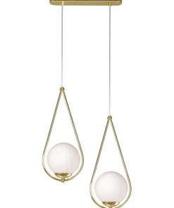 Best Sale Sklep Kaja Designerska, elegancka lampa wisząca K-4776 NEVE GOLD | Kaja mosiądz