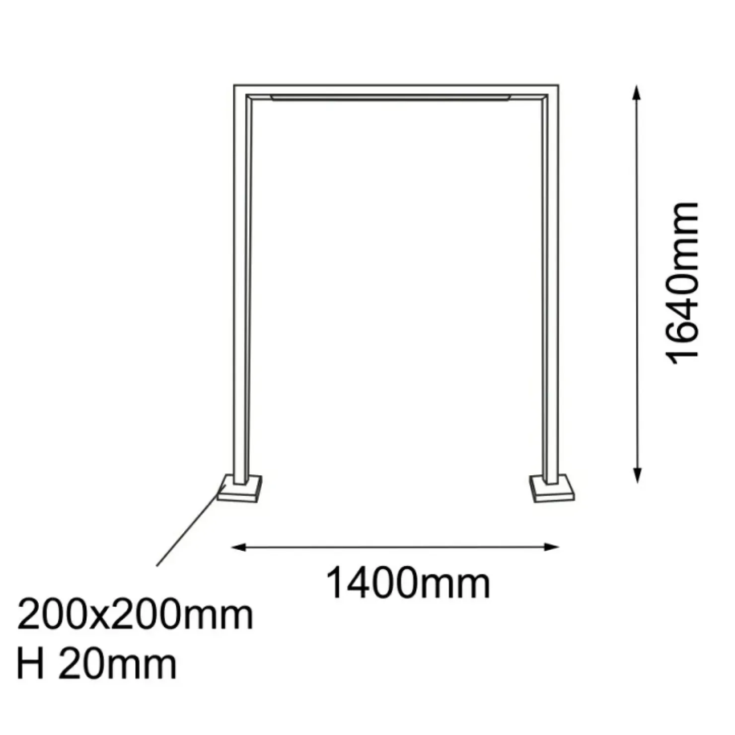 Designerska lampa do oświetlenia ogrodu 164cm ANT 9933 TAKETA | Kaja*Sklep Kaja Cheap