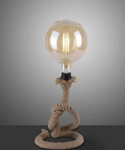 Designerska lampa stołowa, zawinięty sznur 15480-18 z serii ROPE*Sklep Kaja Cheap