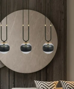 Outlet Sklep Kaja Designerska lampa wisząca do oświetlenia stołu 1113/3 GLAM | Kaja