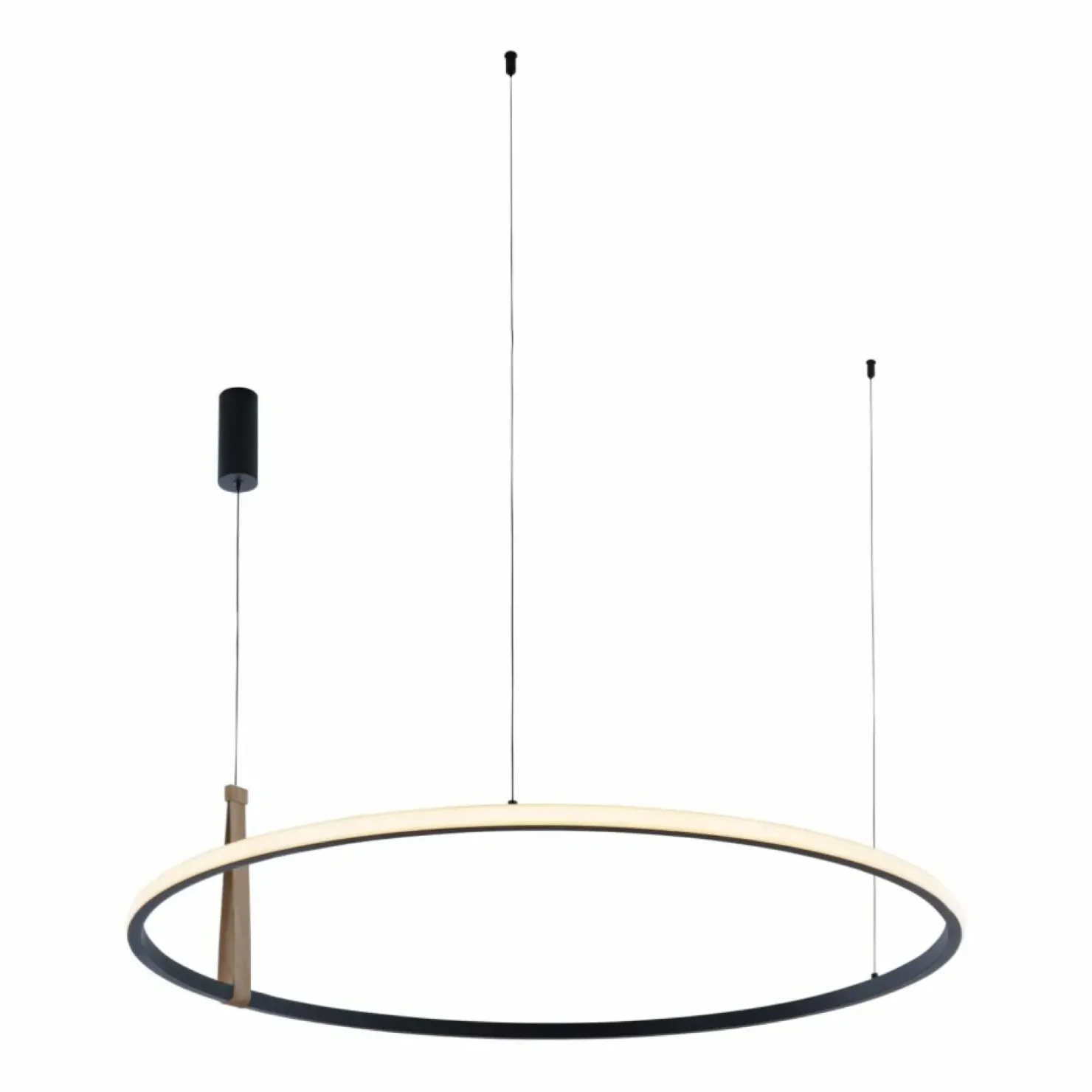 Flash Sale Sklep Kaja Designerska lampa wisząca LED do salonu 22808-WOOD CLAUD | Kaja