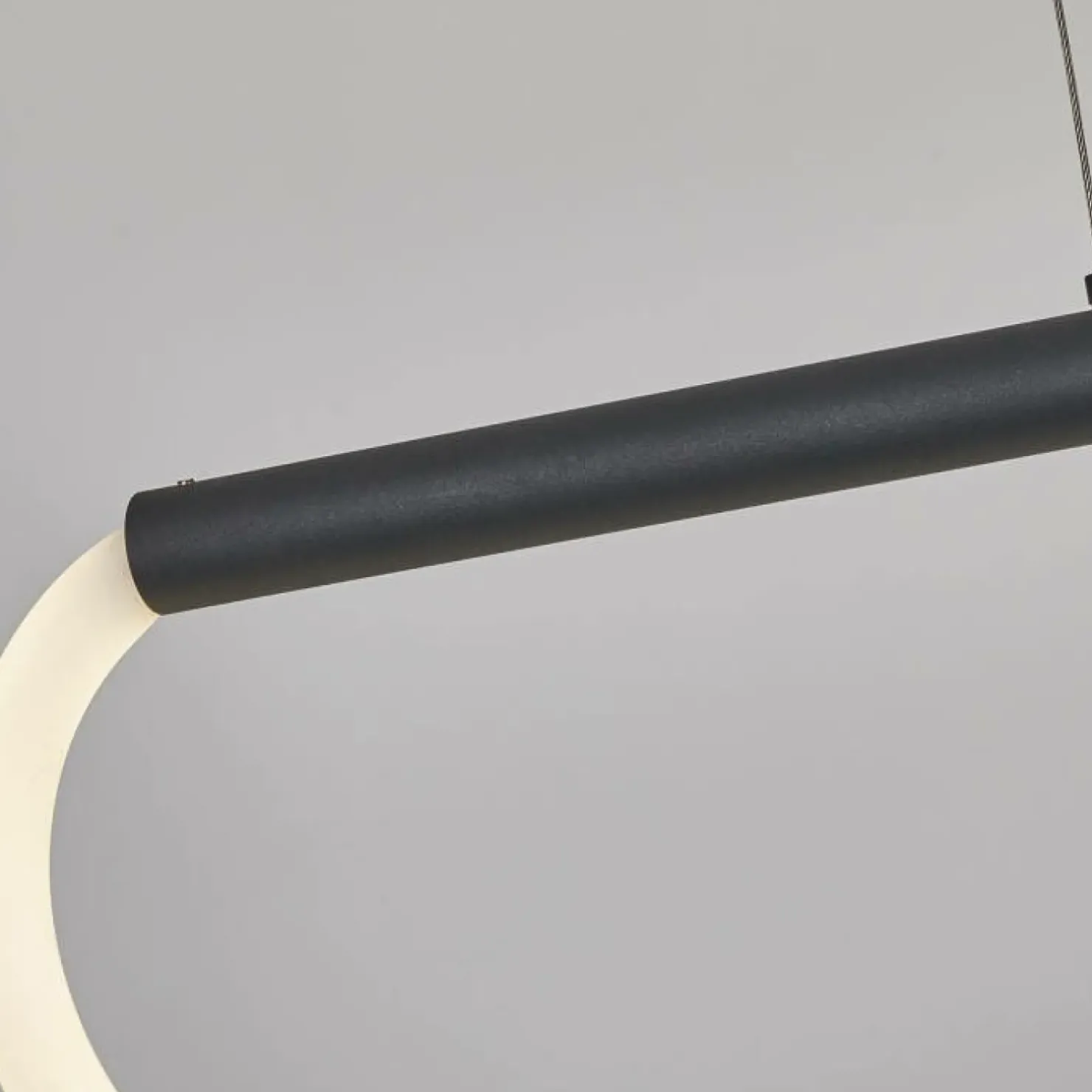 New Sklep Kaja Designerska lampa wisząca nad stół LP-2345/1P S BK MELECA | Kaja