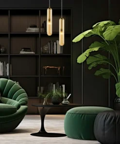 Sale Sklep Kaja Designerska lampa wisząca z bursztynowym kloszem ML0338 PAX | Kaja