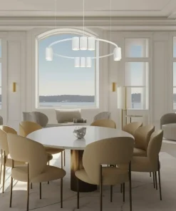 Online Sklep Kaja Designerska lampa wisząca, duża obręcz ML0374 (KOŁO) GENESIS | Kaja