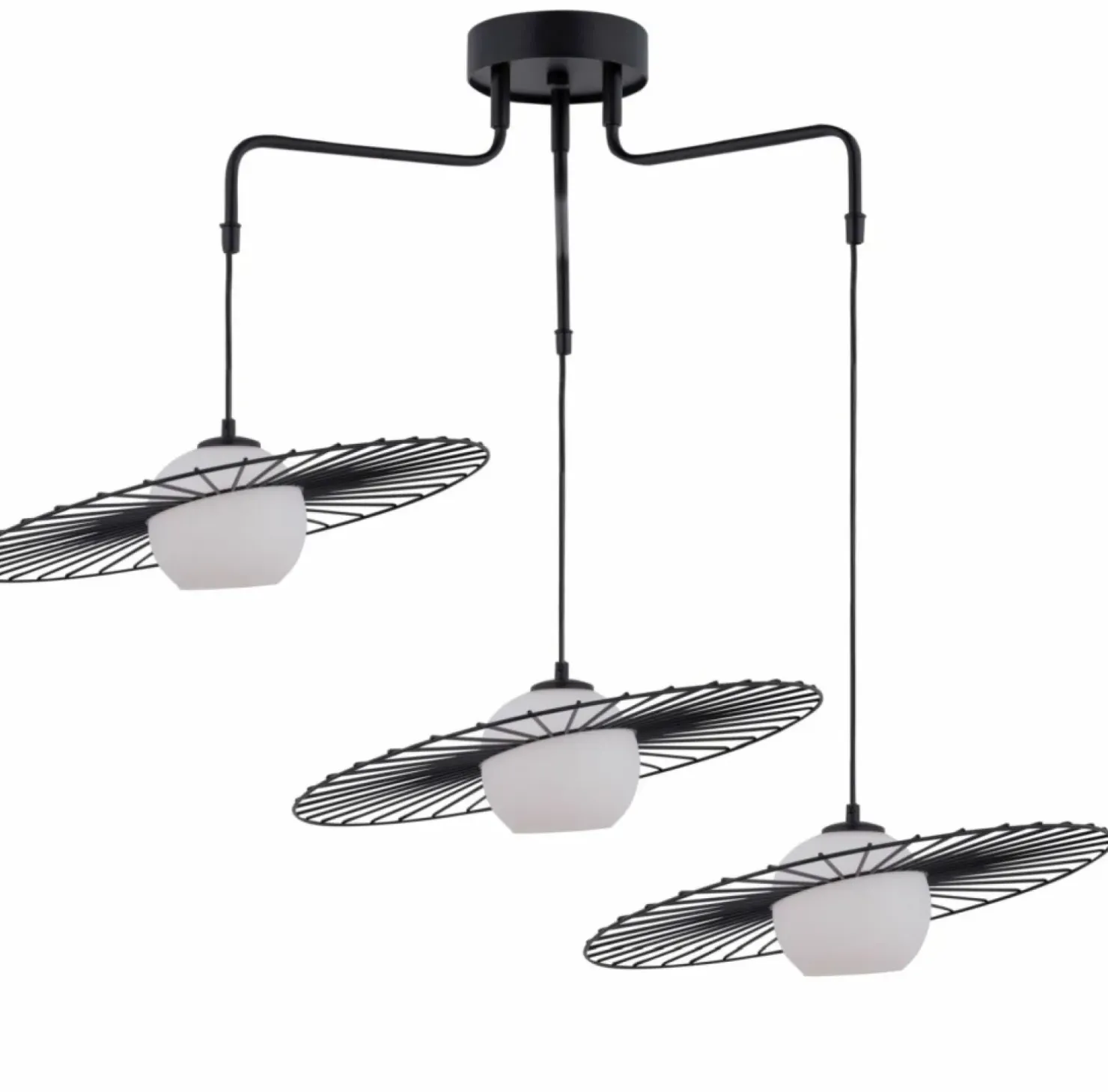 Store Sklep Kaja Designerska lampa wisząca z drucianymi kloszami SIG 32181 z serii SOL