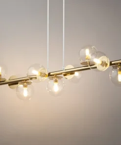 Clearance Sklep Kaja Designerska lampa wisząca w kolorze złota SIG 40801 z serii AVOLA