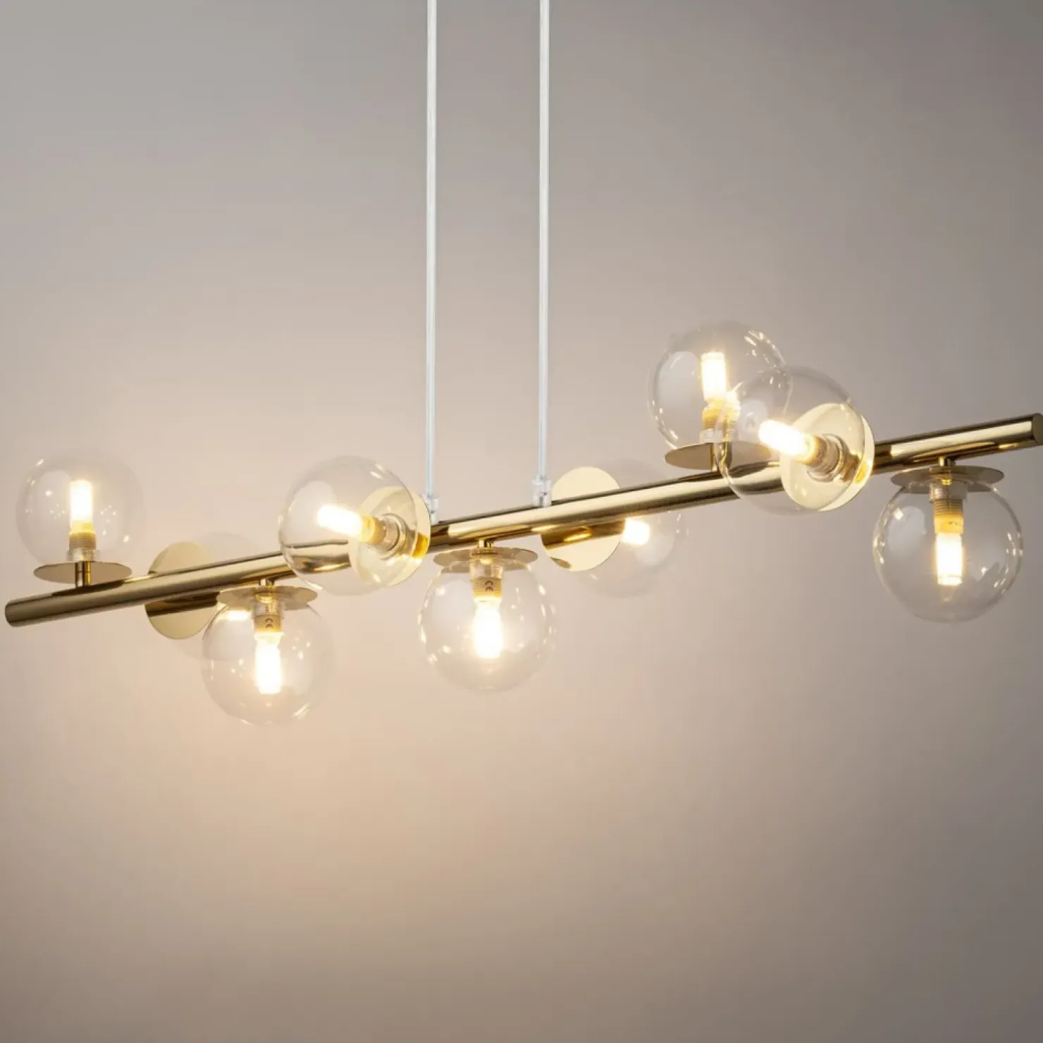 Clearance Sklep Kaja Designerska lampa wisząca w kolorze złota SIG 40801 z serii AVOLA