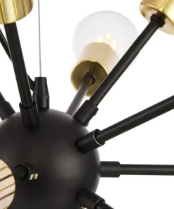 Shop Sklep Kaja Designerska lampa wisząca do salonu T546PL-12B JACKSON | Kaja czarny