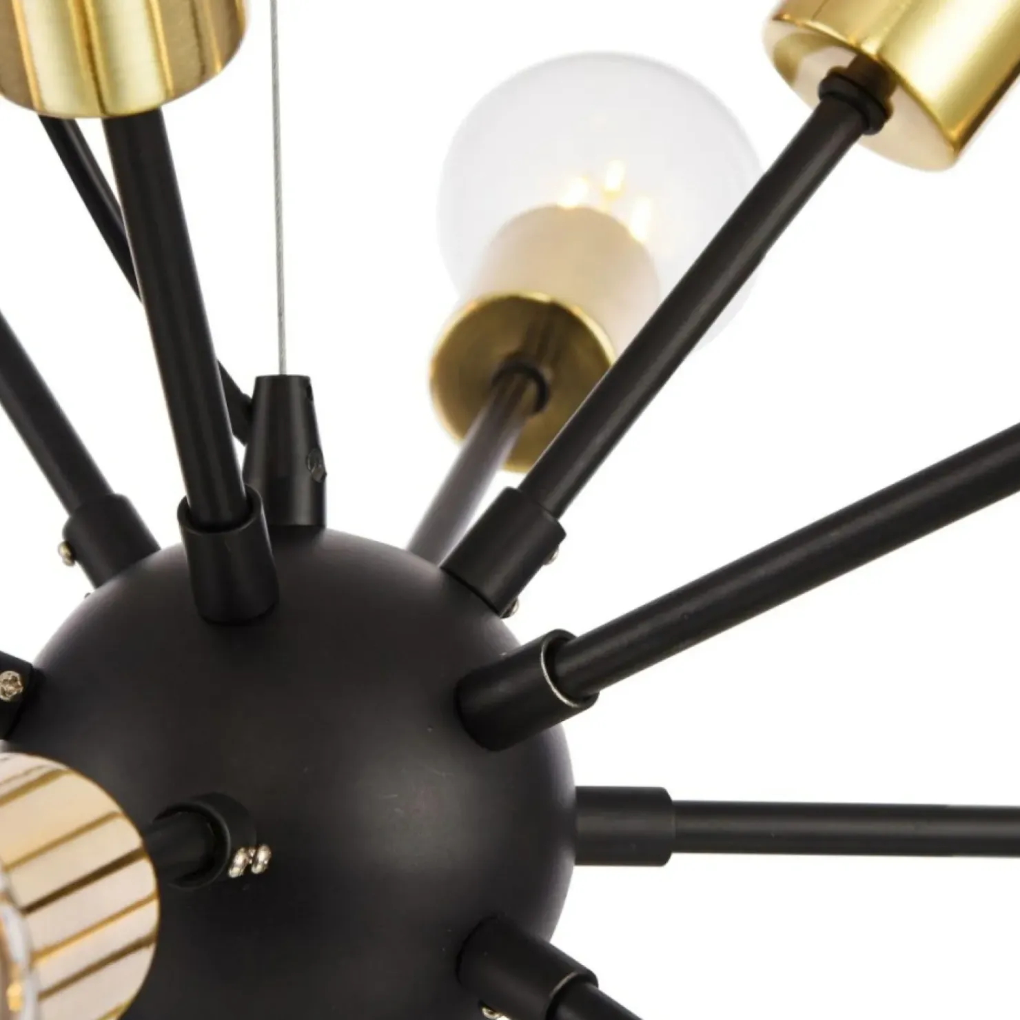 Shop Sklep Kaja Designerska lampa wisząca do salonu T546PL-12B JACKSON | Kaja czarny