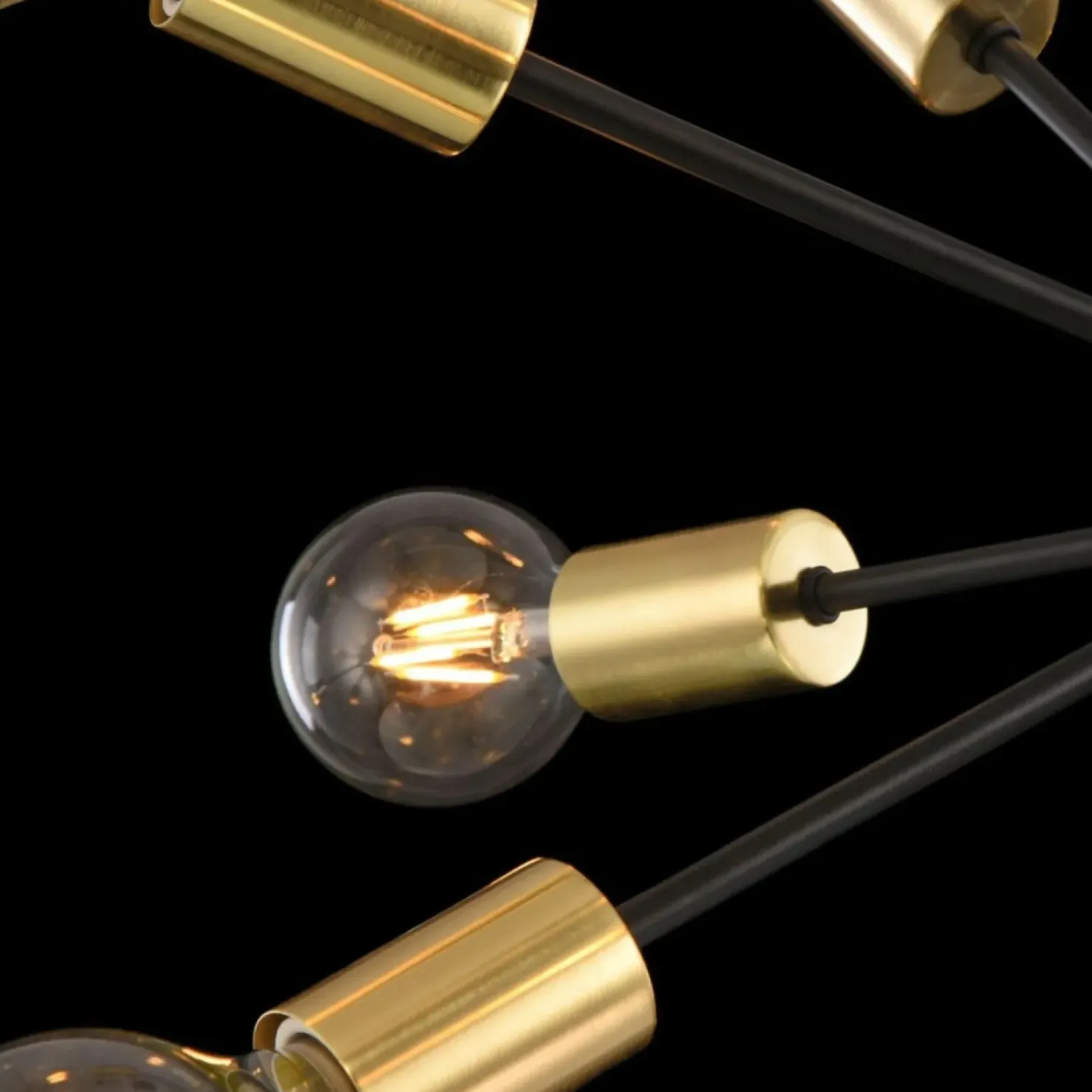 Shop Sklep Kaja Designerska lampa wisząca do salonu T546PL-12B JACKSON | Kaja czarny