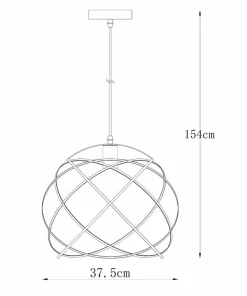 New Sklep Kaja Designerska lampa wisząca do sypialni ZM A8091 z serii GORE | Kaja