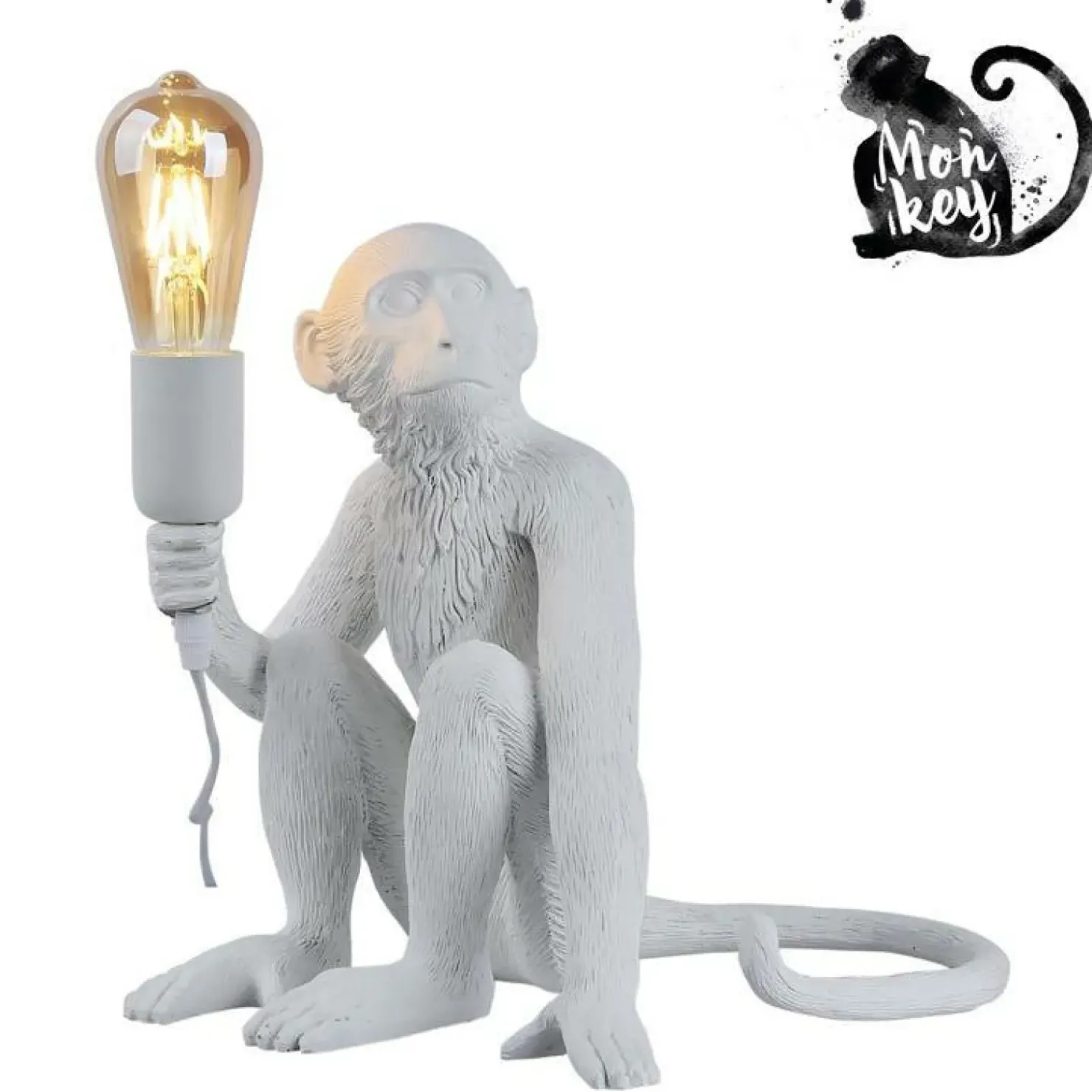 Designerska lampka nocna małpa ABR-KARD4-B MONKEY | Kaja Oświetlenie*Sklep Kaja Best