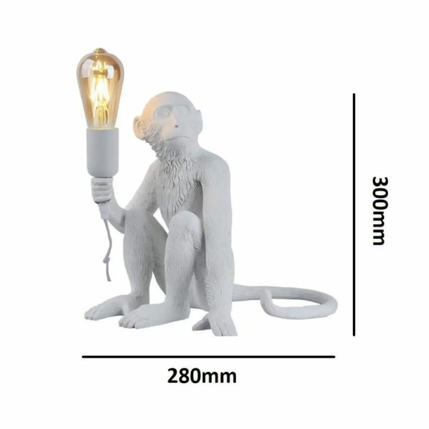 Designerska lampka nocna małpa ABR-KARD4-B MONKEY | Kaja Oświetlenie*Sklep Kaja Best