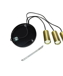 Flash Sale Sklep Kaja Designerska, metalowa lampa wisząca LP-945/3P BK TIRANA | Kaja