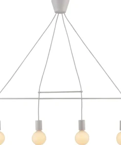 Store Sklep Kaja Designerska, minimalistyczna lampa wisząca 34-70906 ALTO | Kaja białymatowy