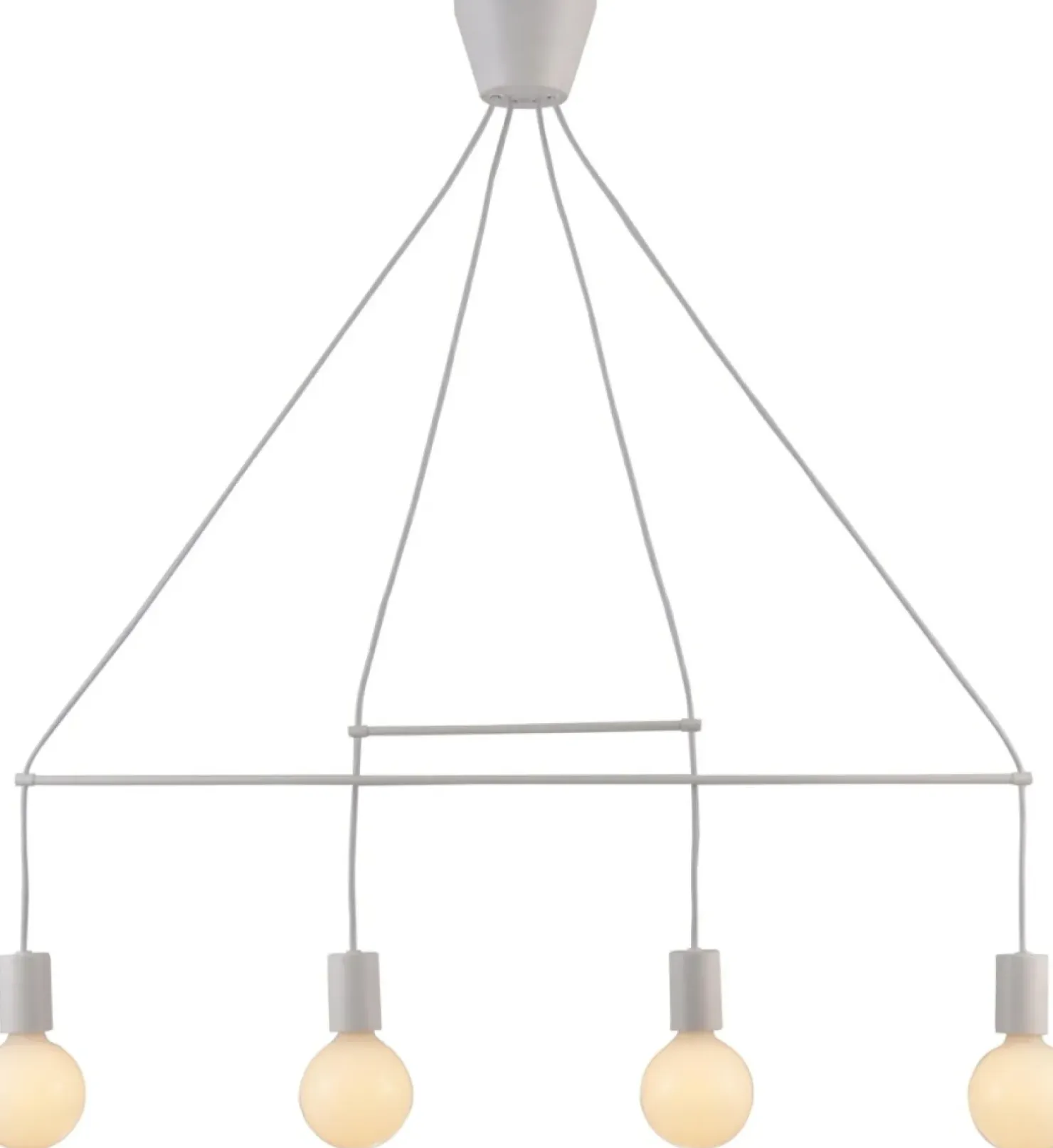 Store Sklep Kaja Designerska, minimalistyczna lampa wisząca 34-70906 ALTO | Kaja białymatowy
