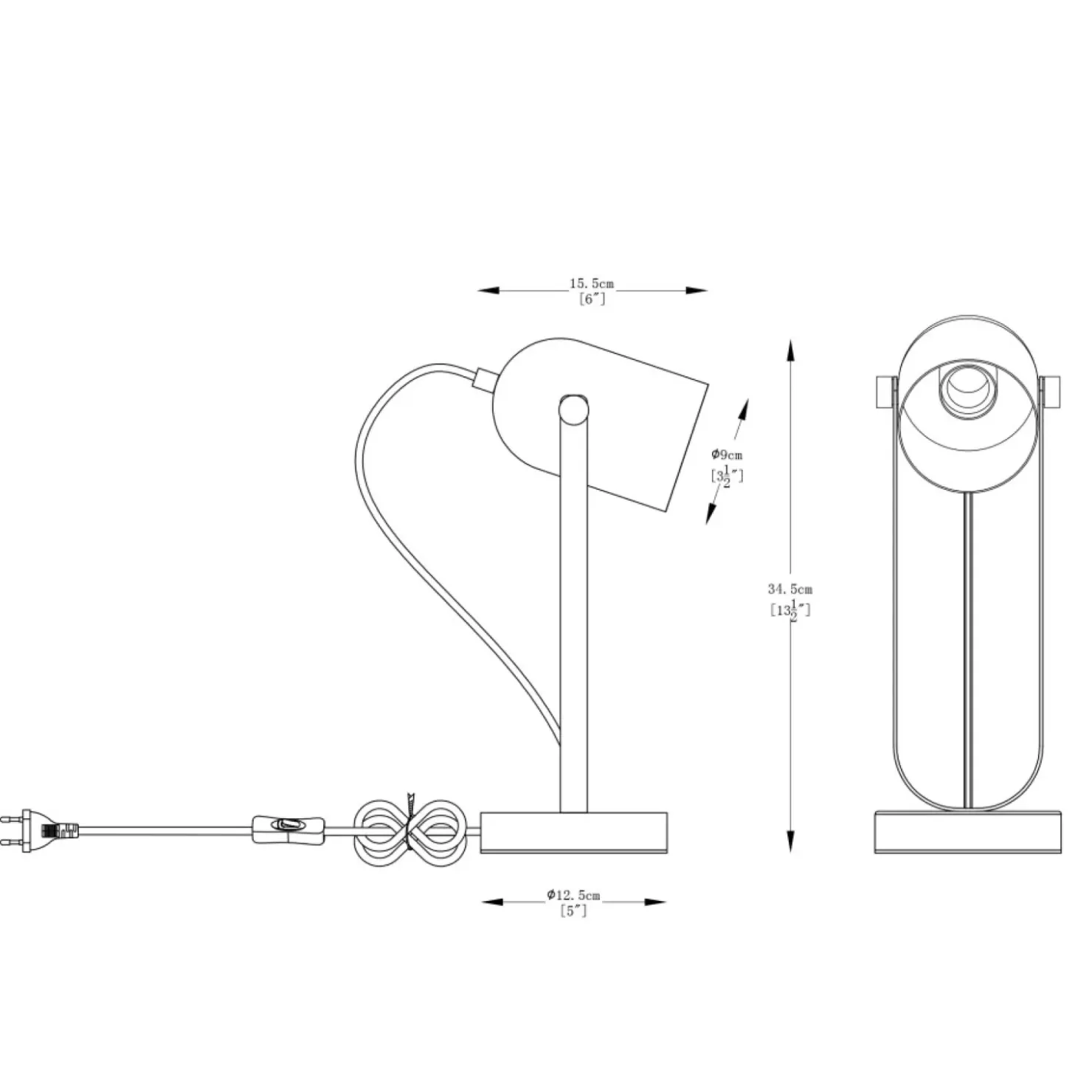 Designerska, minimalistyczna lampka stołowa A2057 z serii ARIES*Sklep Kaja Clearance