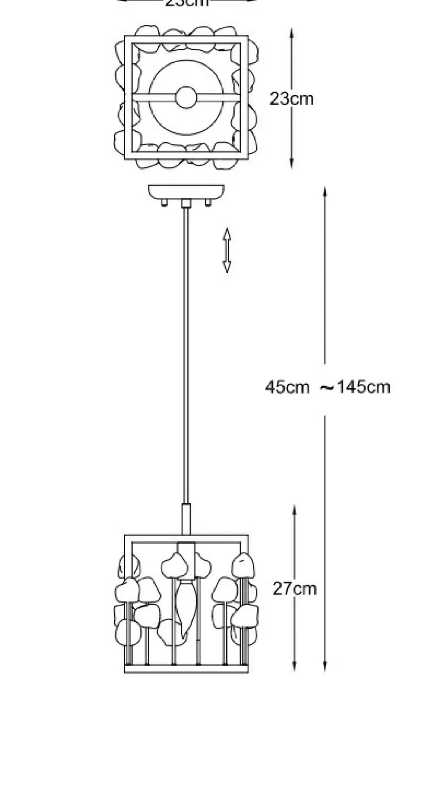 Best Sale Sklep Kaja Designerska, ozdobna lampa do sypialni P0541-01B-SDAC z serii CAROLINE