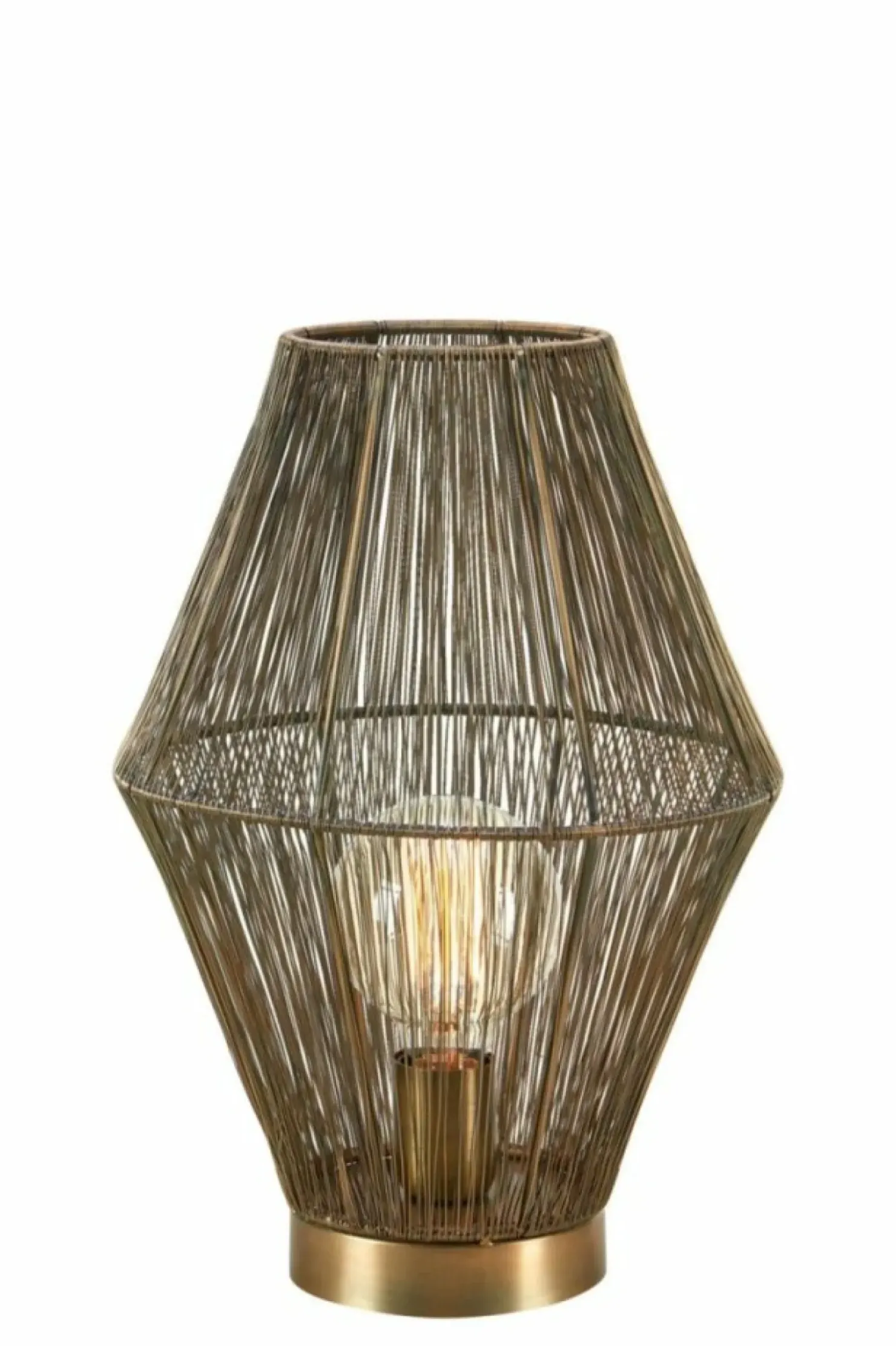 Designerska, pleciona lampka na szafkę nocną 108665 CASA | Kaja*Sklep Kaja Clearance