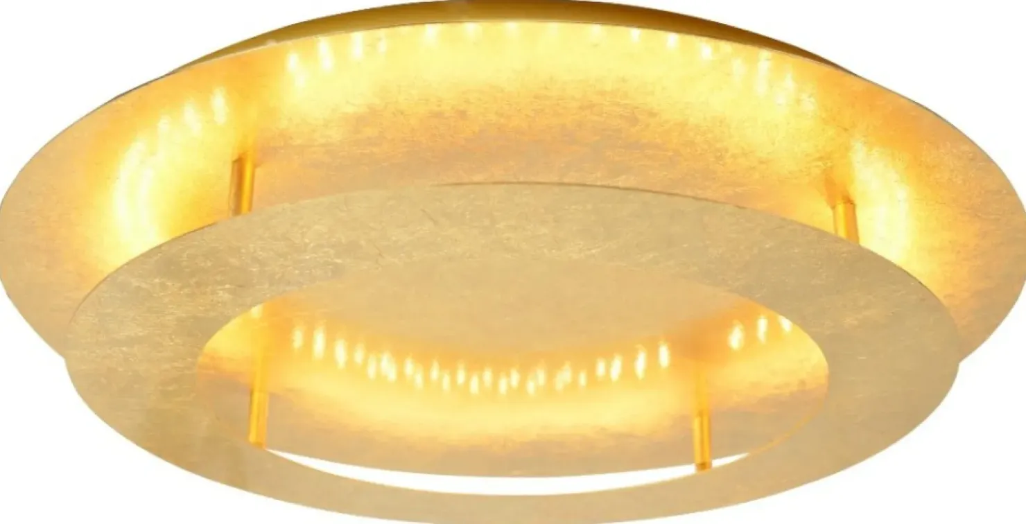 Designerska, złota lampa sufitowa LED 98-66213 MERLE | Kaja*Sklep Kaja Cheap