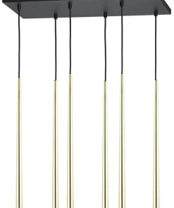 Shop Sklep Kaja Designerska, złoto-czarna lampa wisząca TK 6420 PIANO | Kaja