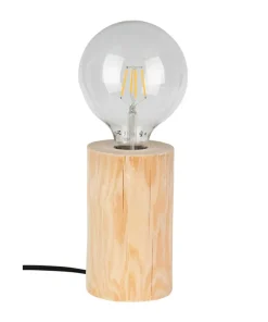 Drewniana, industrialna lampka stołowa 76910150 TRABO TABLE | Kaja*Sklep Kaja New