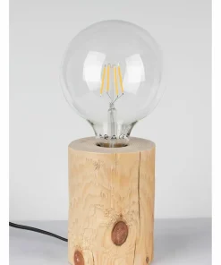 Drewniana, industrialna lampka stołowa 76910150 TRABO TABLE | Kaja*Sklep Kaja New