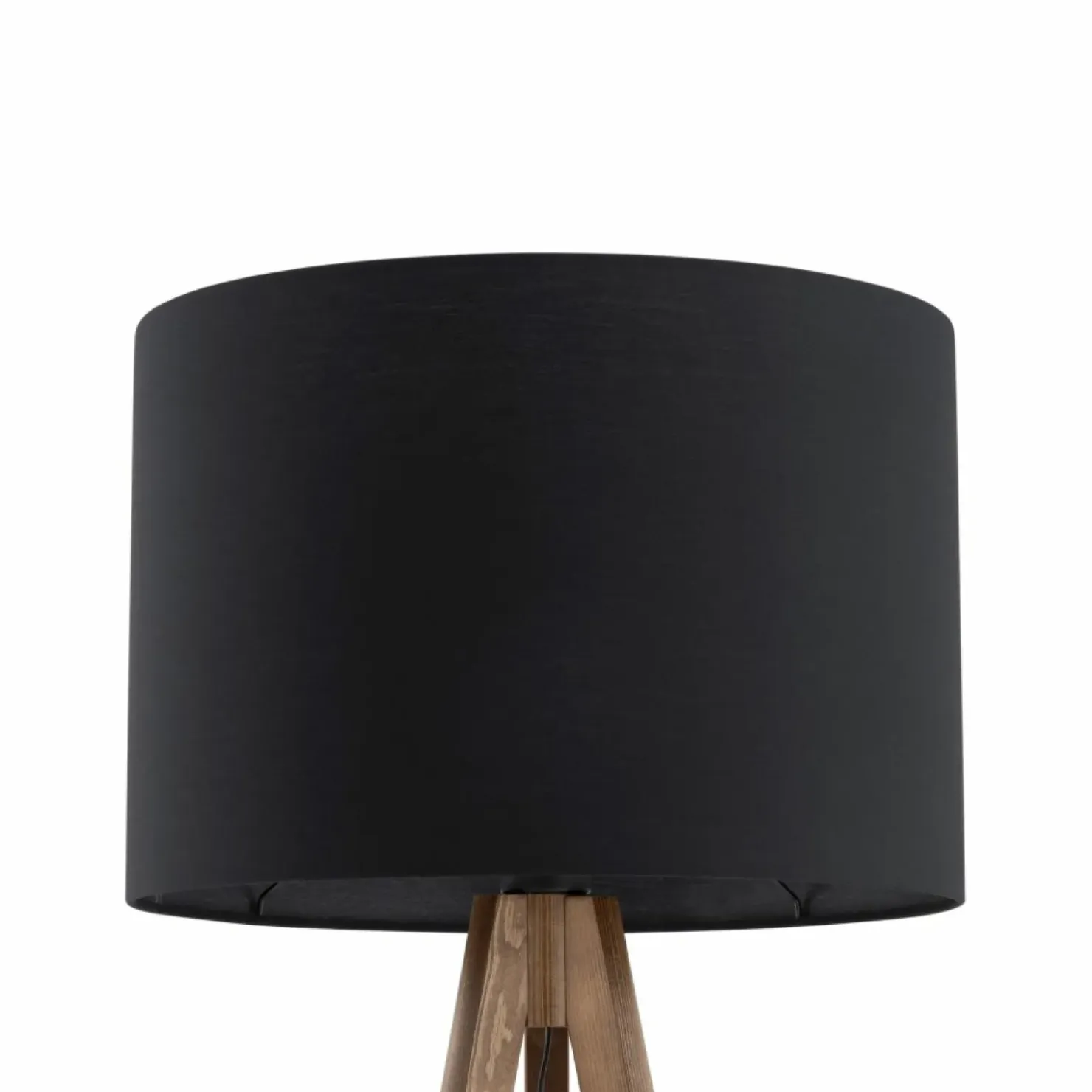 Drewniana lampa stojąca z abażurem TK 16005 GRAND ORZECH | Kaja*Sklep Kaja Cheap