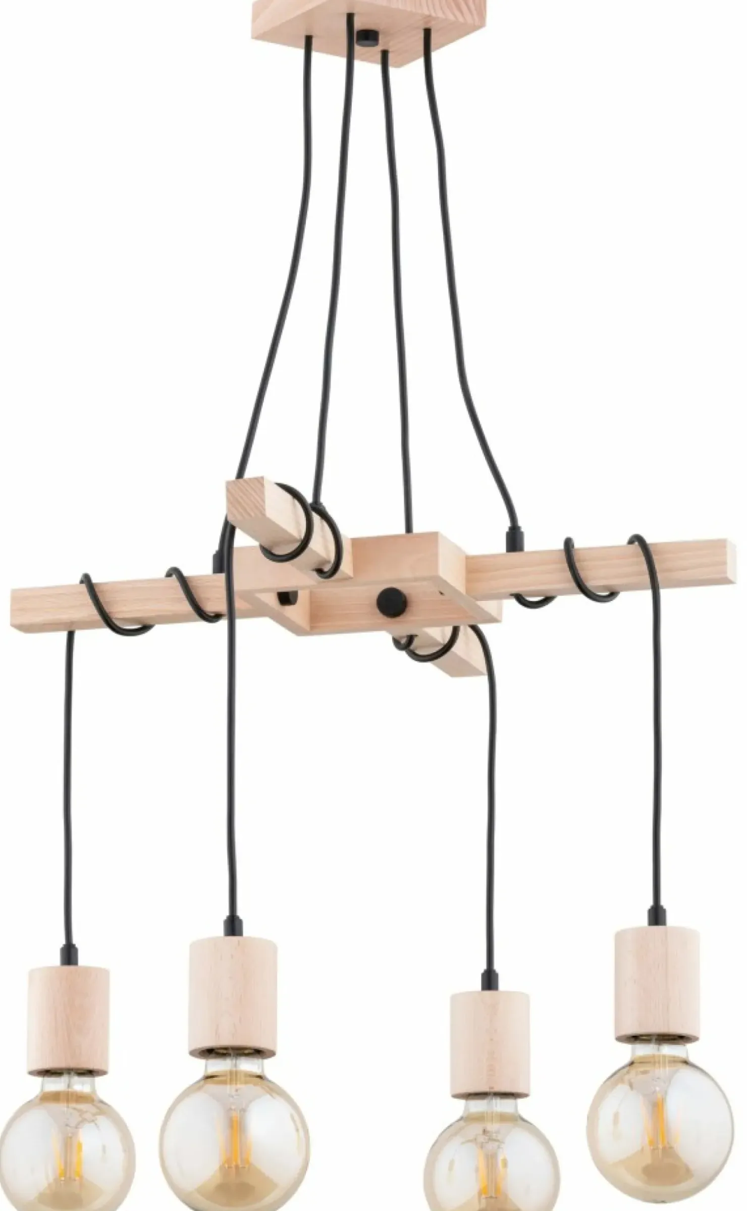 Shop Sklep Kaja Drewniana lampa wisząca w stylu rustykalnym AL 63151 ANNER | Kaja