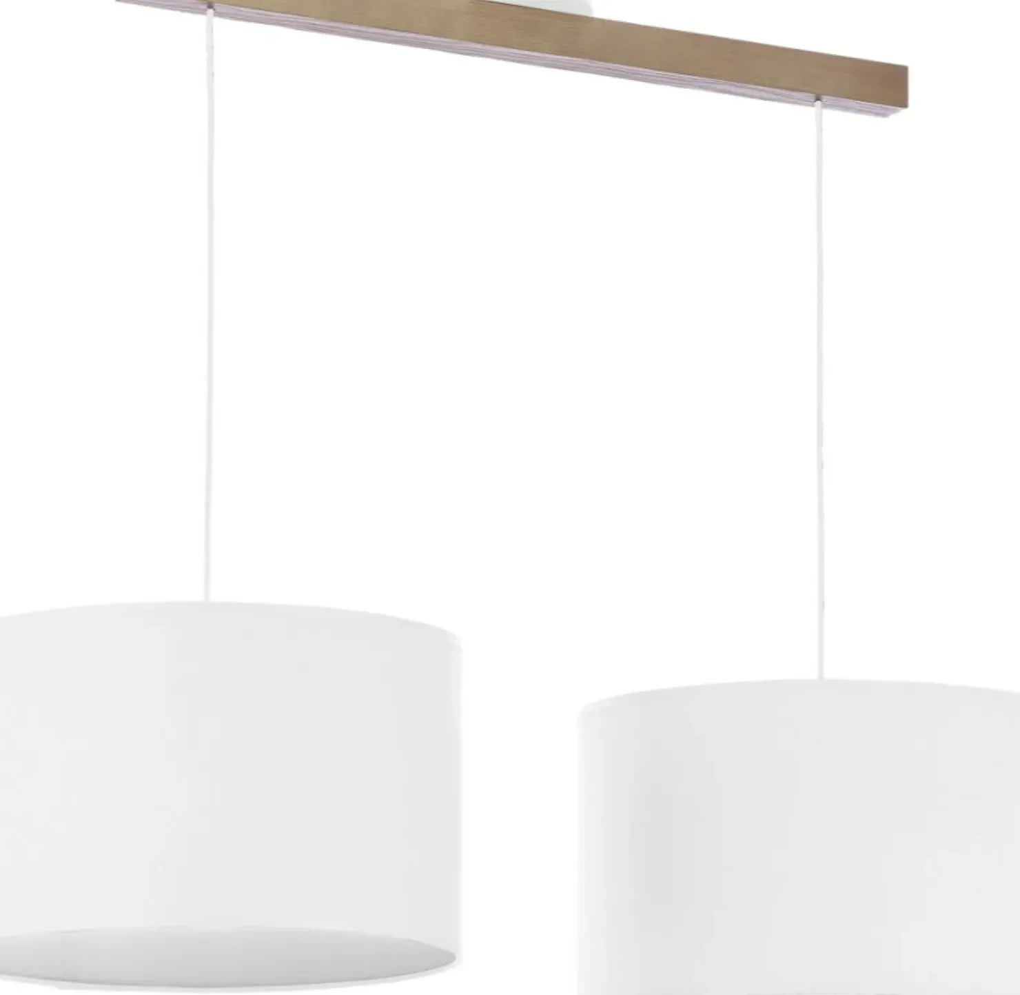 Drewniana lampa wisząca z abażurami TK 3373 TROY WHITE | Kaja*Sklep Kaja Cheap