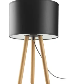 Drewniana lampka stołowa z abażurem TK 5297 TOKYO | Kaja Oświetlenie*Sklep Kaja Flash Sale