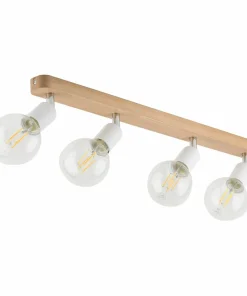 Best Sklep Kaja Drewniana listwa sufitowa z reflektorami TK 4751 z serii SIMPLY WOOD