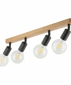 Clearance Sklep Kaja Drewniana listwa z czarnymi oprawkami TK 4752 z serii SIMPLY WOOD