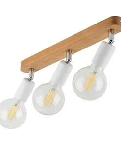 Best Sklep Kaja Drewniana listwa ze spotami, do sypialni TK 4749 z serii SIMPLY WOOD