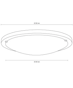 Drewniana, okrągła lampa sufitowa ⌀35cm 2xE27 4753474 FRIDA | Kaja*Sklep Kaja Sale
