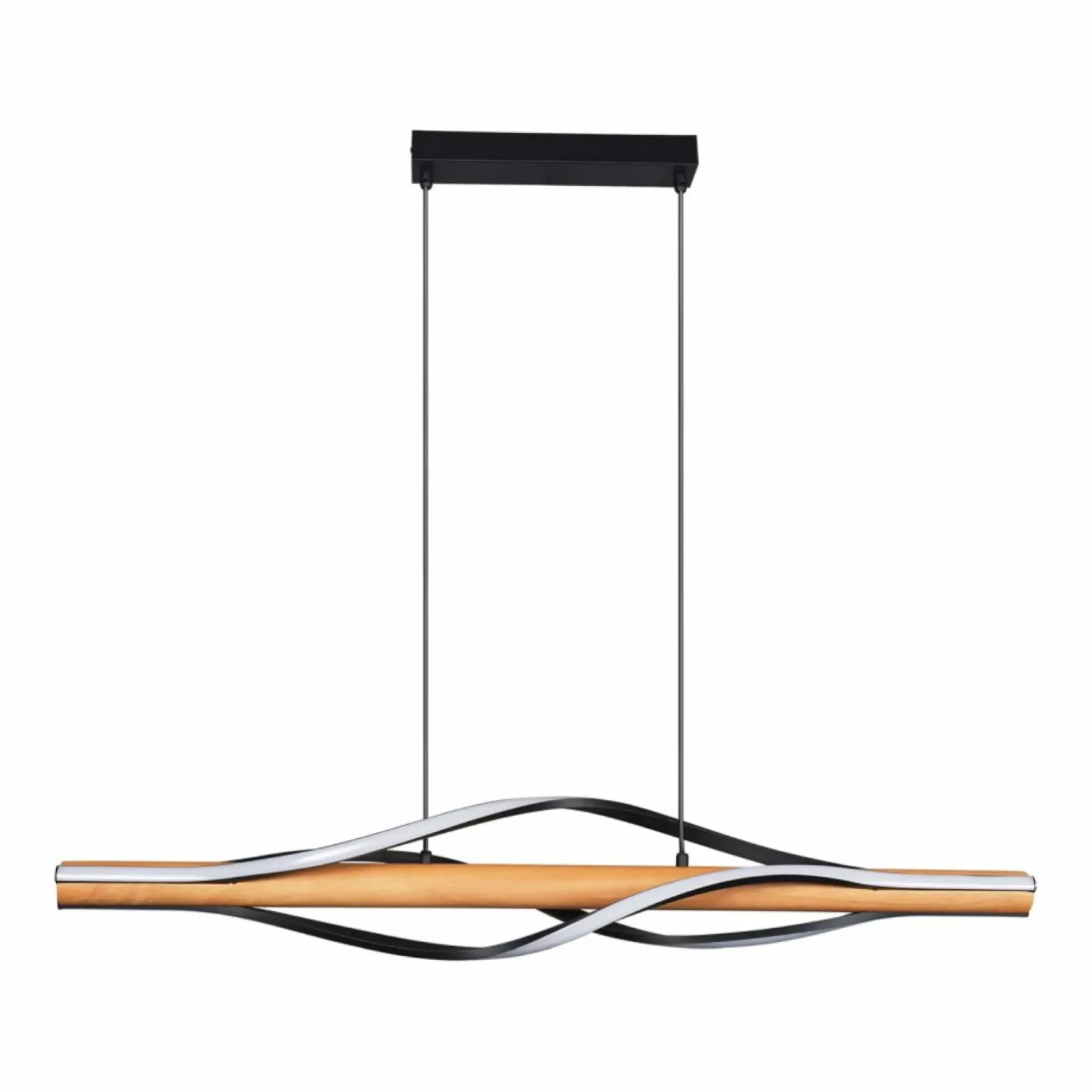Best Sale Sklep Kaja Drewniana, pozioma lampa wisząca LED P230857003 BAEZ | Kaja