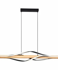 Best Sale Sklep Kaja Drewniana, pozioma lampa wisząca LED P230857003 BAEZ | Kaja