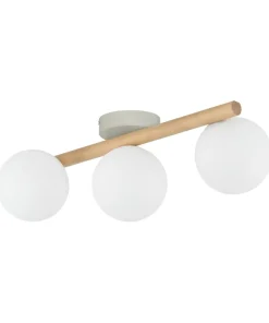 Best Sale Sklep Kaja Drewniana, rustykalna lampa sufitowa TK 5768 ESTERA WOOD | Kaja