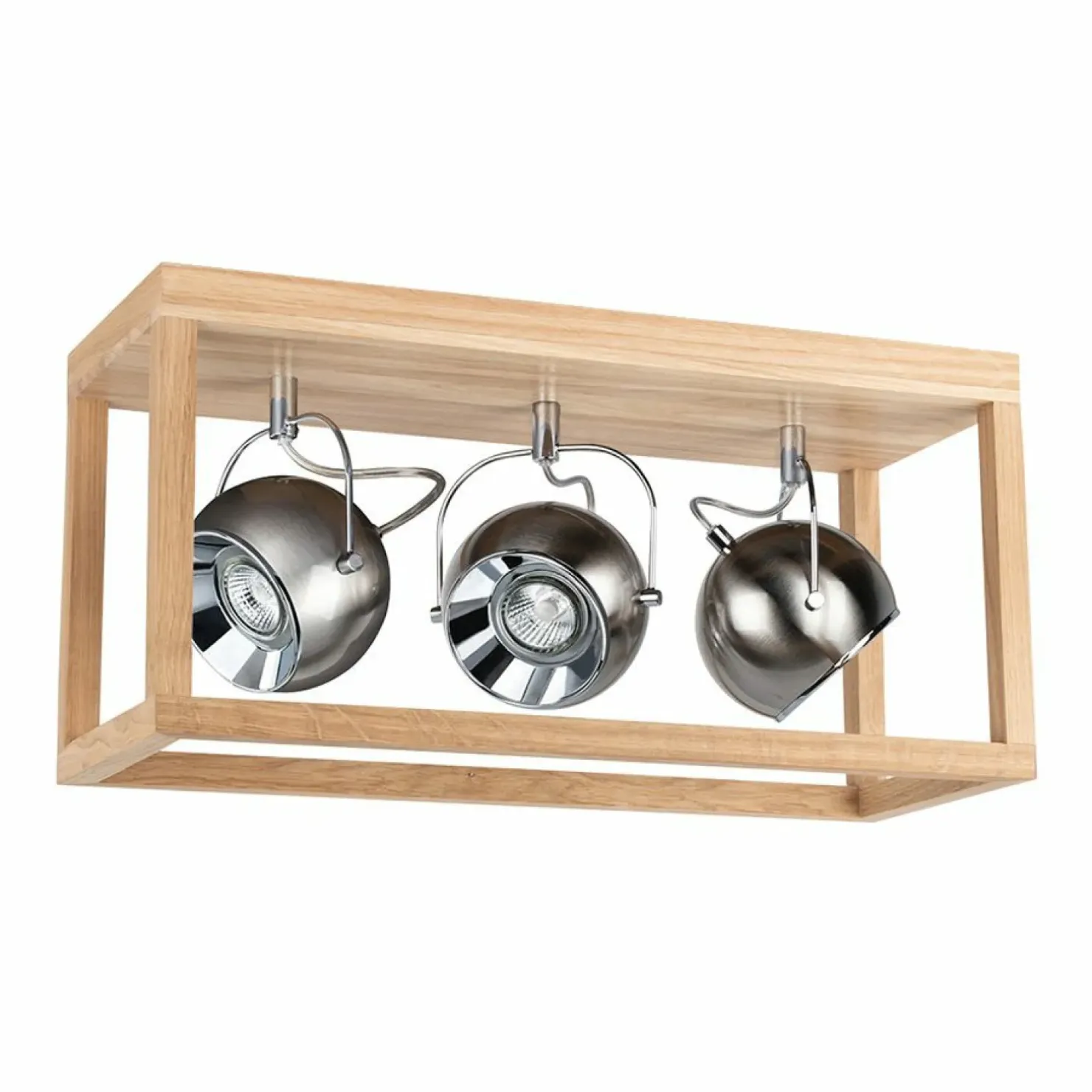Shop Sklep Kaja Drewniany box natynkowy z okrągłymi spotami 5227374 ROY | Kaja