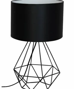 Druciana lampka stołowa z abażurem MLP7201 BASKET | Kaja Oświetlenie*Sklep Kaja Fashion