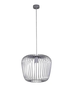 Flash Sale Sklep Kaja Druciana, szara lampa wisząca do jadalni K-4100 EDEN | Kaja szary