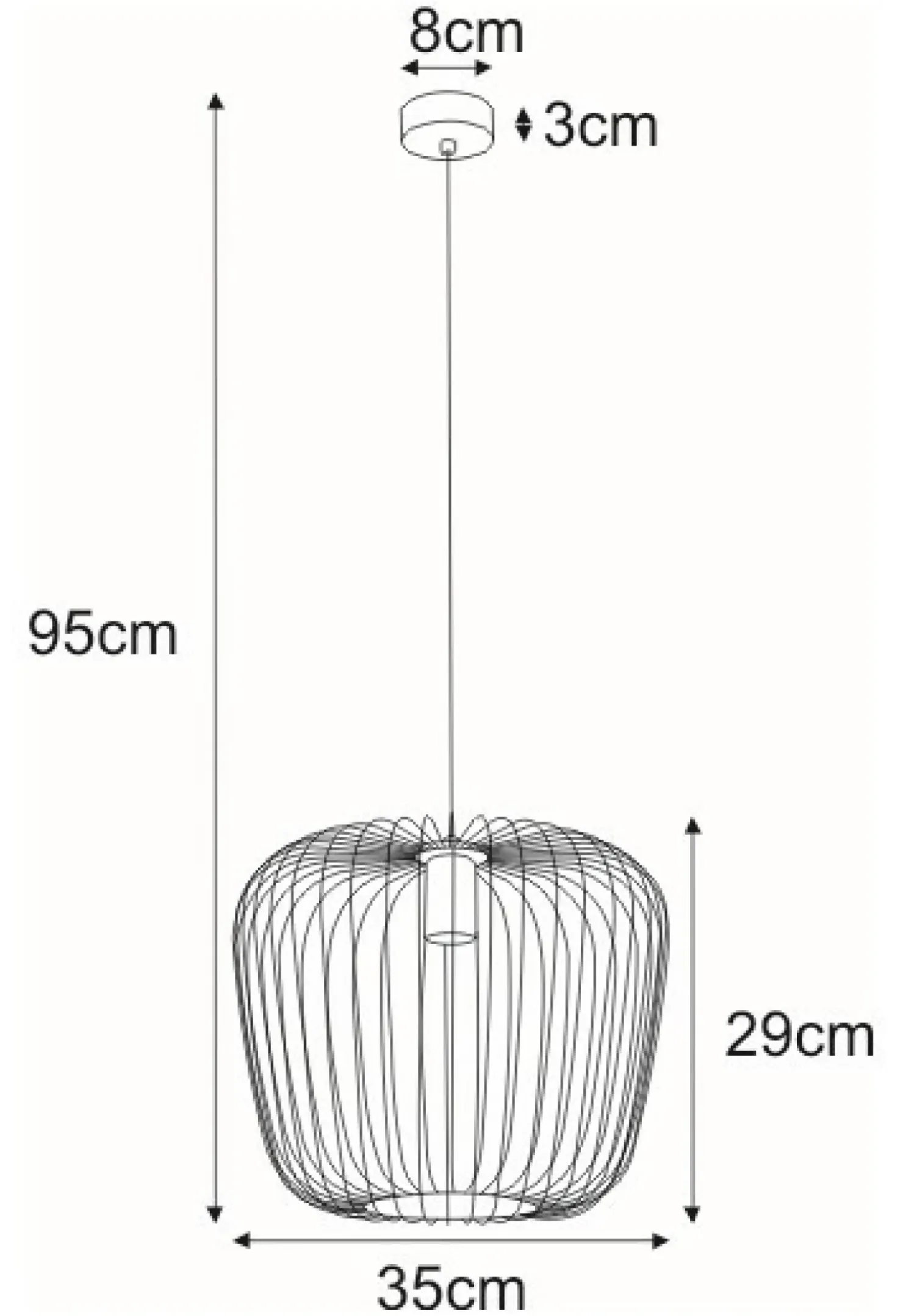 Flash Sale Sklep Kaja Druciana, szara lampa wisząca do jadalni K-4100 EDEN | Kaja szary