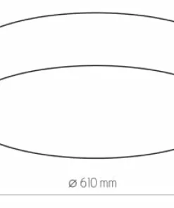 Shop Sklep Kaja Duża, abażurowa lampa sufitowa ⌀60cm TK 4433 RONDO | Kaja Oświetlenie