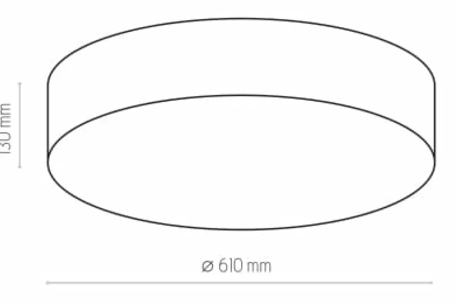 Shop Sklep Kaja Duża, abażurowa lampa sufitowa ⌀60cm TK 4433 RONDO | Kaja Oświetlenie